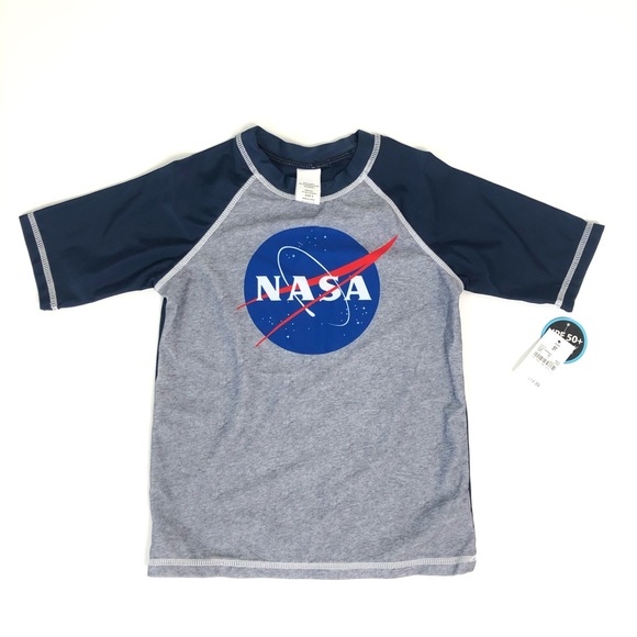Nasa Short Sleeve Swim Rash Guard 